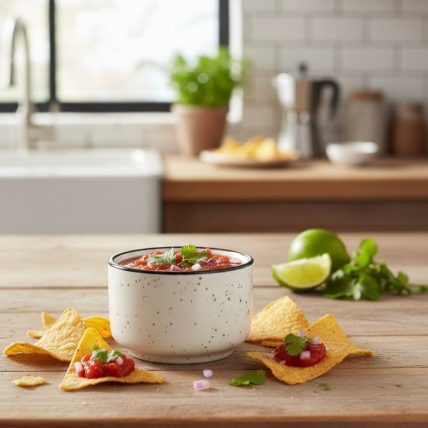 White Serving Dips - Pack of 2