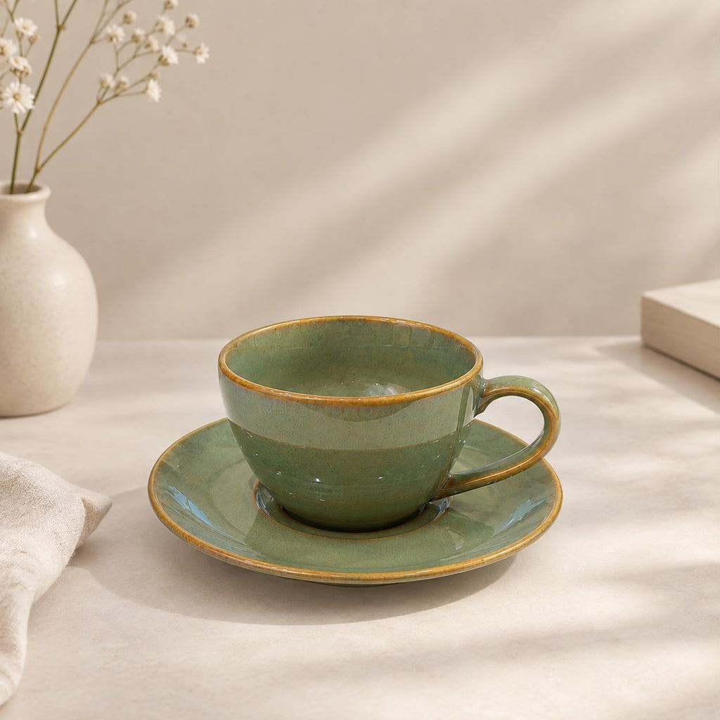 Classic Green With Saucer