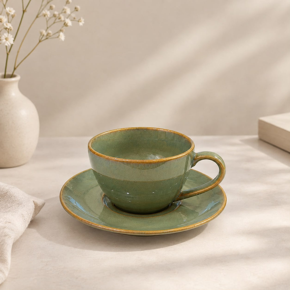 Classic Green With Saucer