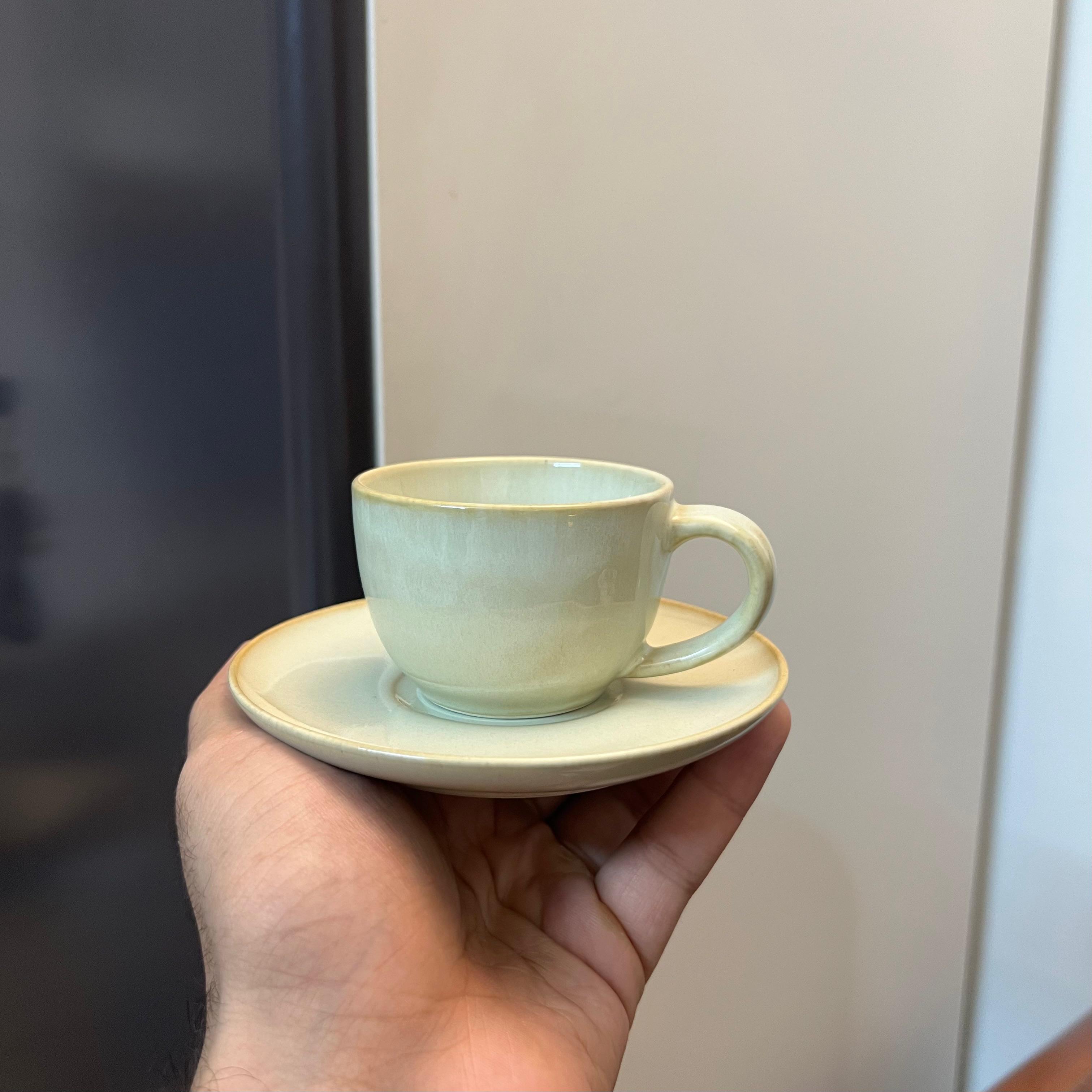 Espresso Cups with Saucer - 75ml