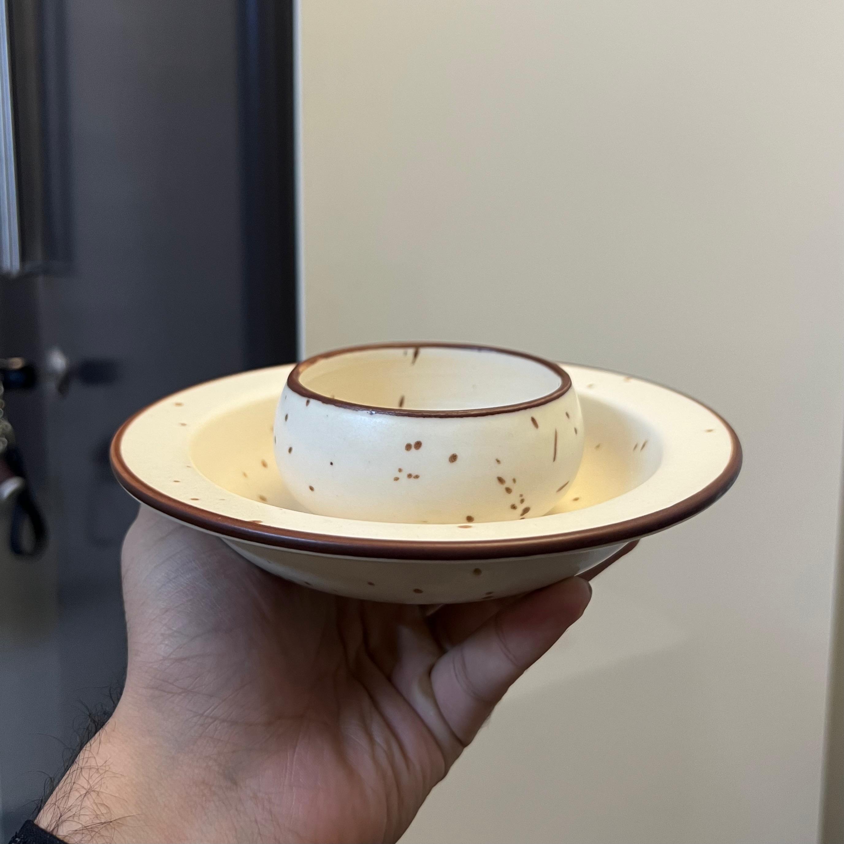 Pasta Plate and Bowl - White