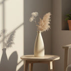 White Angular Vase