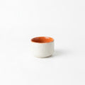 White Orange Serving Dips - Pack of 2