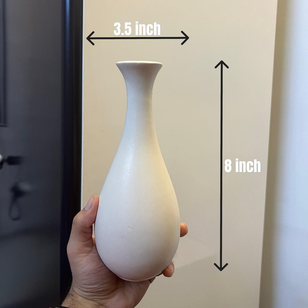 White Round Pot